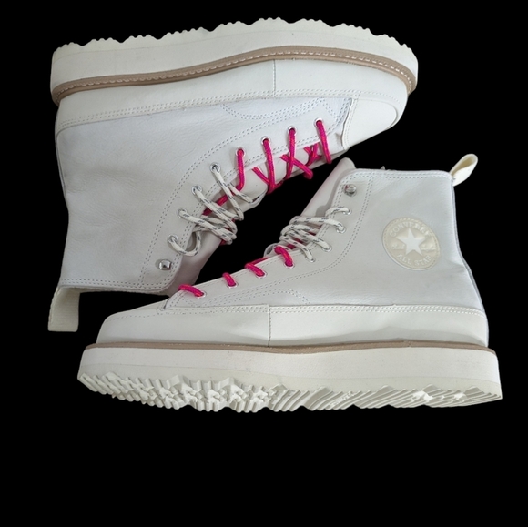 CONVERSE Chuck Taylor Crafted Leather Terrain Boots Sz .men 8.5...Women 10 - Picture 3 of 10